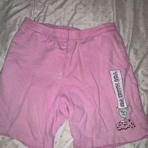 Pink Graphic Women's Bike Shorts